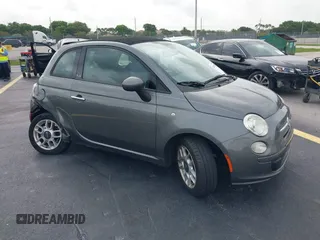 2012 FIAT 500 Pop with VIN 3C3CFFDR8CT385827, listed as a IAAI auction lot 42418298 with 74,974 mi miles and . Bid and sale history available at DreamBid. Image 1.