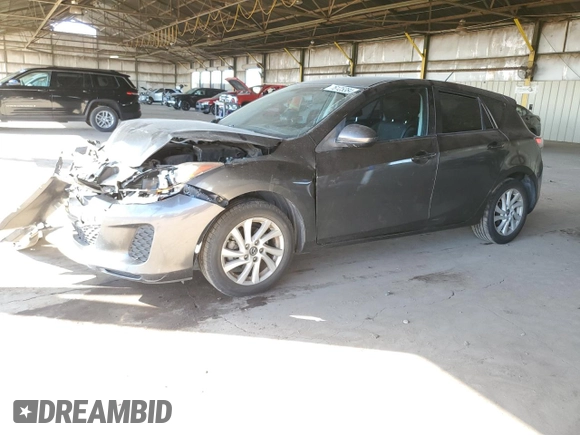 2013 Mazda 3 i Touring with VIN JM1BL1L89D1707749, listed as a Copart auction lot 76125384 with 139,966 mi miles and Salvage title. Bid and sale history available at DreamBid. Image 1.