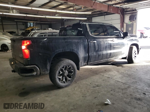 2019 Chevrolet Silverado 1500 High Country with VIN 1GCUYHED8KZ140297, listed as a Copart auction lot 42610235 with 63,503 mi miles and Salvage Title. Bid and sale history available at carsss.com. Image 3.