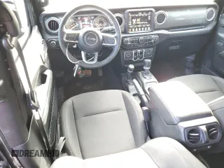 2023 Jeep Wrangler Sahara with VIN 1C4HJXEN9PW512425, listed as a Copart auction lot 78829304 with 34,085 mi miles and Salvage Title. Bid and sale history available at carsss.com. Image 8.
