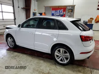 2017 Audi Q3 Premium with VIN WA1BCCFS5HR015606, listed as a Copart auction lot 80435874 with 111,172 mi miles and Salvage Title. Bid and sale history available at carsss.com. Image 2.