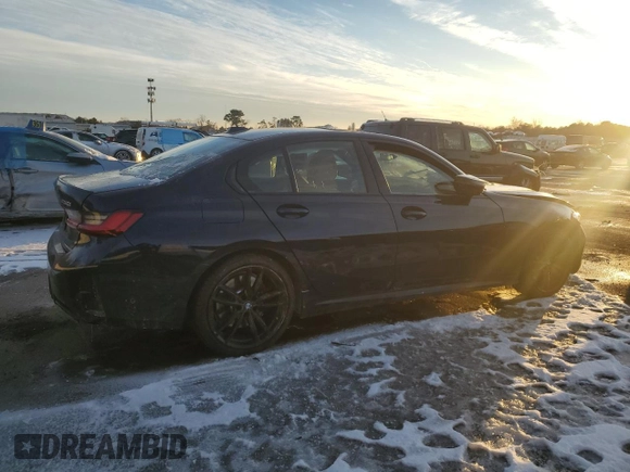2024 BMW 3 Series M340i xDrive with VIN 3MW49FF08R8E47970, listed as a Copart auction lot 89116745 with 7,898 mi miles and Salvage Title. Bid and sale history available at carsss.com. Image 3.