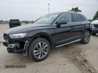 2021 Audi Q5 Premium Plus with VIN WA1BAAFY5M2055900, listed as a Copart auction lot 60482765 with 24,068 mi miles and Clean title. Bid and sale history available at DreamBid. Image 1.