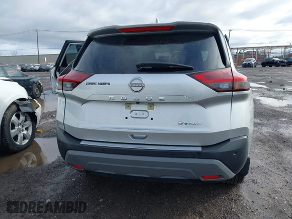 2022 Nissan Rogue SV with VIN JN8BT3BB7NW333756, listed as a IAAI auction lot 41938168 with 26,682 mi miles. Bid and sale history available at carsss.com. Image 15.