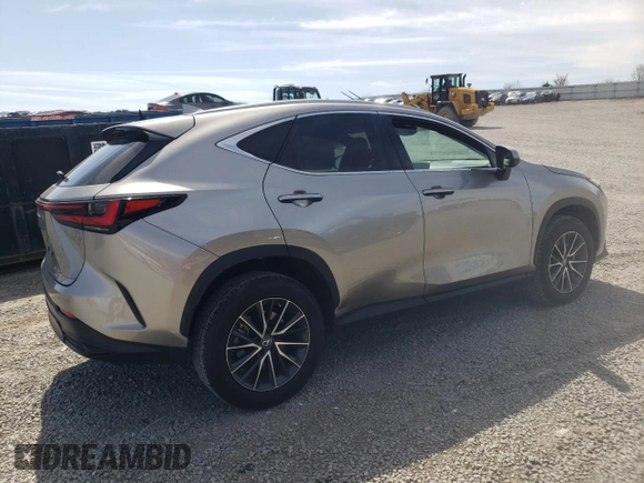 2023 Lexus NX with VIN 2T2GGCEZ3PC017857, listed as a Copart auction lot 49789005 with 16,649 mi miles and Salvage Title. Bid and sale history available at carsss.com. Image 3.