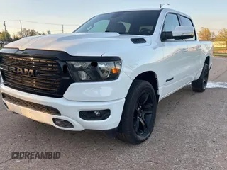 2020 Ram 1500 Big Horn with VIN 1C6SRFFT9LN388444, listed as a Copart auction lot 52460535 with 60,935 mi miles and Clean Title. Bid and sale history available at carsss.com. Image 2.