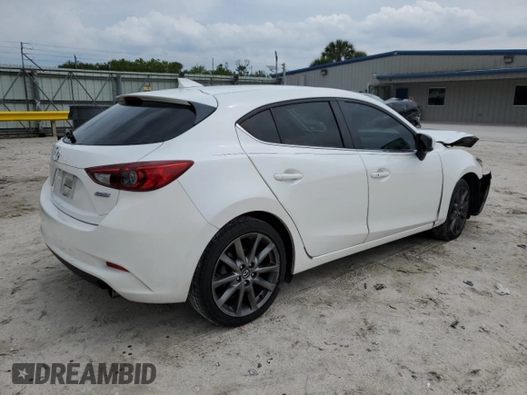 2018 Mazda 3 Touring with VIN 3MZBN1L32JM191616, listed as a Copart auction lot 50510825 with 57,547 mi miles and Salvage Title. Bid and sale history available at carsss.com. Image 3.