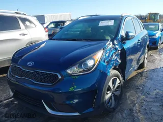 2017 Kia Niro FE with VIN KNDCB3LC1H5085296, listed as a IAAI auction lot 41738017 with 108,204 mi miles. Bid and sale history available at carsss.com. Image 2.
