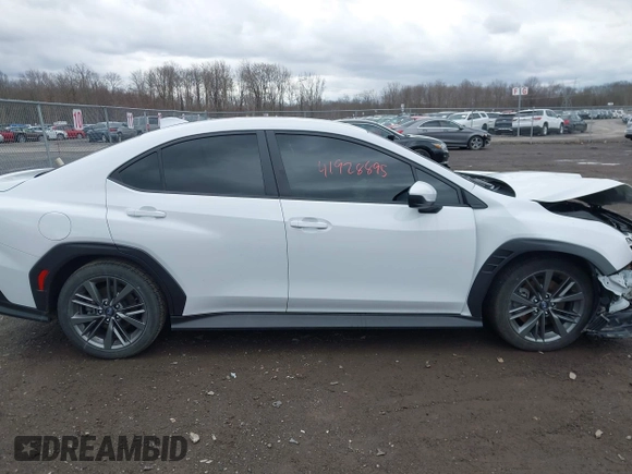 2024 Subaru WRX with VIN JF1VBAB64R9819602, listed as a IAAI auction lot 41928895 with 1,832 mi miles and . Bid and sale history available at DreamBid. Image 13.