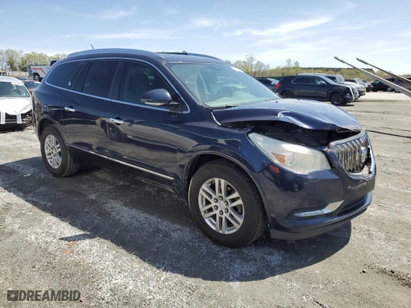 2015 Buick Enclave Convenience with VIN 5GAKRAKDXFJ381154, listed as a Copart auction lot 50956725 with 170,517 mi miles and Salvage Title. Bid and sale history available at carsss.com. Image 4.