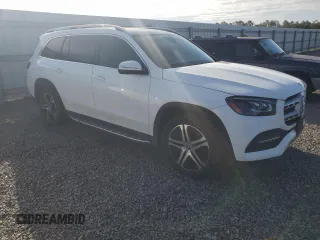 2020 Mercedes-Benz GLS 450 with VIN 4JGFF5KEXLA117450, listed as a Copart auction lot 76022194 with 18,376 mi miles and Salvage Title. Bid and sale history available at DreamBid. Image 4.