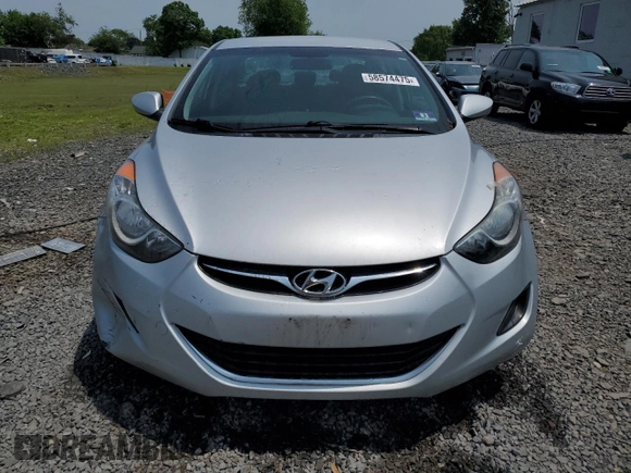 2011 Hyundai Elantra Limited z VIN 5NPDH4AE0BH027412, wystawiony jako Copart lot #58574475 z przebiegiem 141 620 mil mil oraz Szkoda całkowita • Salvage title. Historia ofert i sprzedaży dostępna na DreamBid. Obrazek 5.