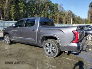 2023 Toyota Tundra Capstone Hybrid with VIN 5TFVC5DBXPX028881, listed as a Copart auction lot 80079964 with 12,565 mi miles and Salvage title. Bid and sale history available at DreamBid. Image 2.