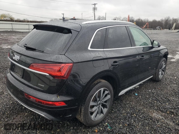 2021 Audi Q5 Prestige with VIN WA1CAAFY5M2082115, listed as a Copart auction lot 51247845 with 34,080 mi miles and Salvage Title. Bid and sale history available at carsss.com. Image 3.