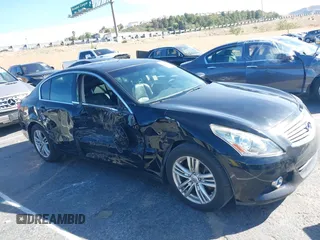 2011 Infiniti G25 Sedan Journey with VIN JN1DV6AP4BM604117, listed as a IAAI auction lot 41682208 with 164,132 mi miles. Bid and sale history available at carsss.com. Image 1.
