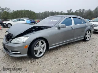 2010 Mercedes-Benz S-Class S 550 with VIN WDDNG7BB1AA350327, listed as a Copart auction lot 46412375 with 149,585 mi miles and Salvage Title. Bid and sale history available at carsss.com. Image 1.