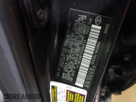 2007 Toyota Avalon XL with VIN 4T1BK36B17U206410, listed as a Copart auction lot 44028825 with 151,679 mi miles and Salvage Title. Bid and sale history available at DreamBid. Image 12.