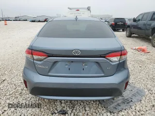 2020 Toyota Corolla LE with VIN JTDEPRAE3LJ012058, listed as a Copart auction lot 45183815 with 80,141 mi miles and Salvage Title. Bid and sale history available at carsss.com. Image 6.