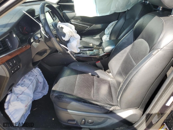 2017 Kia Cadenza Premium with VIN KNALC4J1XH5081667, listed as a Copart auction lot 49970475 with 129,048 mi miles and Salvage Title. Bid and sale history available at carsss.com. Image 7.