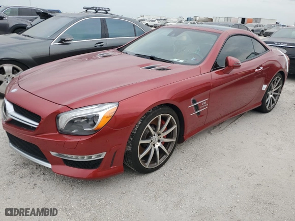 2014 Mercedes-Benz SL-Class SL 63 AMG with VIN WDDJK7EAXEF029105, listed as a Copart auction lot 75639724 with 0 mi miles and Non Repairable. Bid and sale history available at carsss.com. Image 1.