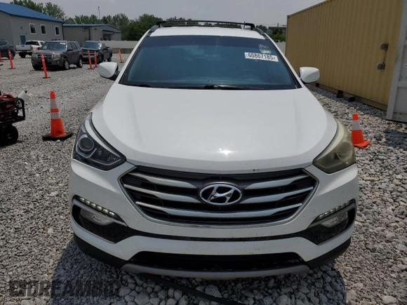 2017 Hyundai Santa Fe 2.4L with VIN 5XYZUDLB2HG428965, listed as a Copart auction lot 60867185 with 124,285 mi miles and Clean title. Bid and sale history available at DreamBid. Image 5.
