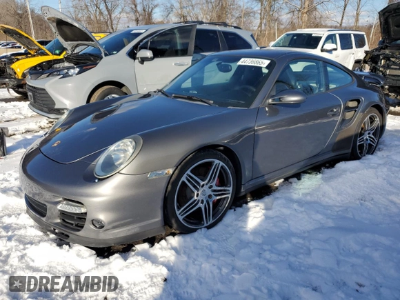 2007 Porsche 911 Turbo with VIN WP0AD299X7S785034, listed as a Copart auction lot 44736865 with 33,259 mi miles and Non Repairable. Bid and sale history available at DreamBid. Image 1.