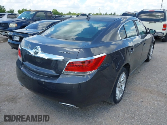 2013 Buick LaCrosse Leather z VIN 1G4GC5E37DF159523, wystawiony jako IAAI lot #42564794 z przebiegiem 236 083 mil mil oraz . Historia ofert i sprzedaży dostępna na DreamBid. Obrazek 4.