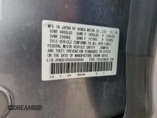 2005 Acura RL z VIN JH4KB16595C009988, wystawiony jako Copart lot #54700185 z przebiegiem 189 486 mil mil oraz Szkoda całkowita • Salvage title. Historia ofert i sprzedaży dostępna na DreamBid. Obrazek 12.