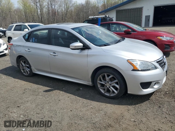 2015 Nissan Sentra SR with VIN 3N1AB7AP2FY265720, listed as a Copart auction lot 54559335 with 145,009 mi miles and Clean Title. Bid and sale history available at DreamBid. Image 4.