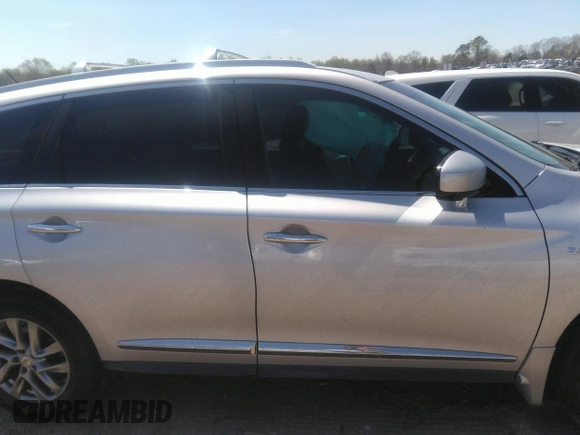 2015 Infiniti QX60 with VIN 5N1AL0MM6FC536804, listed as a IAAI auction lot 41877099 with 129,743 mi miles and . Bid and sale history available at DreamBid. Image 13.