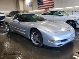 2002 Chevrolet Corvette with VIN 1G1YY22G825115140, listed as a Copart auction lot 79898774 with 64,214 mi miles and Salvage Title. Bid and sale history available at carsss.com. Image 4.