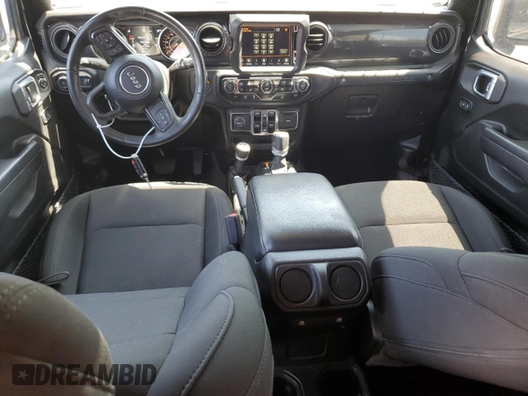 2023 Jeep Wrangler Sport S with VIN 1C4HJXDN2PW559717, listed as a Copart auction lot 55007145 with 34,484 mi miles and Clean title. Bid and sale history available at DreamBid. Image 8.