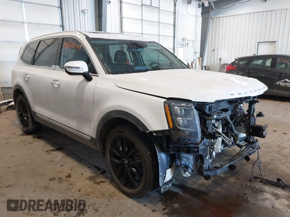 2022 Kia Telluride SX with VIN 5XYP5DHC6NG259616, listed as a IAAI auction lot 41528455 with 55,930 mi miles and . Bid and sale history available at DreamBid. Image 1.