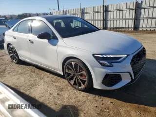 2023 Audi S3 Premium Plus z VIN WAUH3DGY6PA090835, wystawiony jako Copart lot #79867664 z przebiegiem 6 814 mil mil oraz Szkoda całkowita • Salvage title. Historia ofert i sprzedaży dostępna na DreamBid. Obrazek 4.