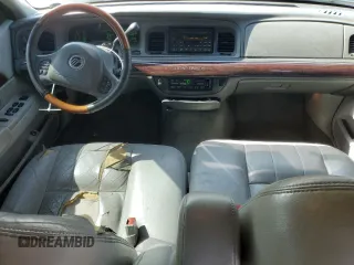 2003 Mercury Grand Marquis LS Premium with VIN 2MEHM75W63X697725, listed as a Copart auction lot 54485505 with 129,194 mi miles and Salvage Title. Bid and sale history available at DreamBid. Image 8.