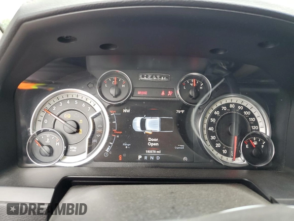 2013 Ram 2500 with VIN 3C6TR5FT7DG600637, listed as a Copart auction lot 63556684 with 192,578 mi miles and Salvage title. Bid and sale history available at DreamBid. Image 9.