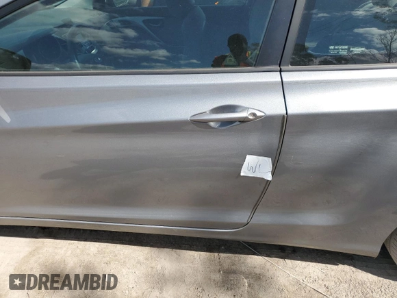 2014 Hyundai Elantra Coupe with VIN KMHDH6AH5EU029555, listed as a Copart auction lot 76020674 with 0 mi miles and Salvage Title. Bid and sale history available at carsss.com. Image 12.