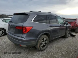 2017 Honda Pilot EX-L with VIN 5FNYF5H52HB017054, listed as a Copart auction lot 88710325 with 139,726 mi miles and Salvage Title. Bid and sale history available at carsss.com. Image 3.