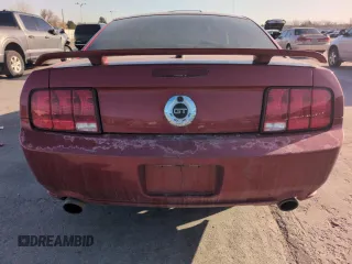 2008 Ford Mustang GT Deluxe with VIN 1ZVHT82H885101746, listed as a Copart auction lot 52190105 with 102,280 mi miles and Salvage Title. Bid and sale history available at carsss.com. Image 6.