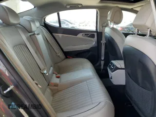 2019 Genesis G70 2.0T Advanced with VIN KMTG34LA2KU035041, listed as a Copart auction lot 52457484 with 43,490 mi miles and Salvage Title. Bid and sale history available at carsss.com. Image 10.