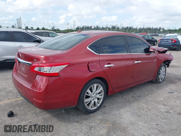 2015 Nissan Sentra SL z VIN 3N1AB7AP0FY297128, wystawiony jako IAAI lot #42116590 z przebiegiem 199 764 mil mil oraz . Historia ofert i sprzedaży dostępna na DreamBid. Obrazek 4.