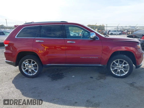 2014 Jeep Grand Cherokee Summit with VIN 1C4RJFJG6EC328516, listed as a IAAI auction lot 40698068 with 195,798 mi miles and . Bid and sale history available at DreamBid. Image 13.
