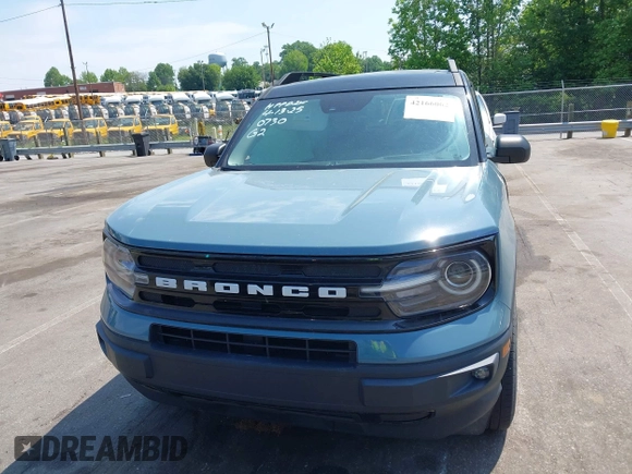 2021 Ford Bronco Sport Outer Banks with VIN 3FMCR9C61MRA00730, listed as a IAAI auction lot 42166062 with 81,946 mi miles and . Bid and sale history available at DreamBid. Image 11.