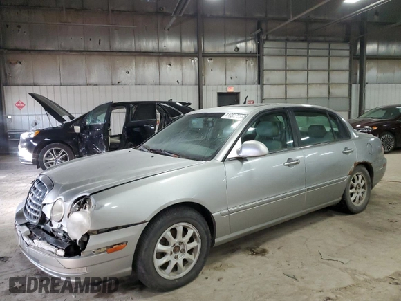 2005 Kia Amanti z VIN KNALD124755058346, wystawiony jako Copart lot #41683255 z przebiegiem 180 396 mil mil oraz Szkoda całkowita • Salvage title. Historia ofert i sprzedaży dostępna na DreamBid. Obrazek 1.