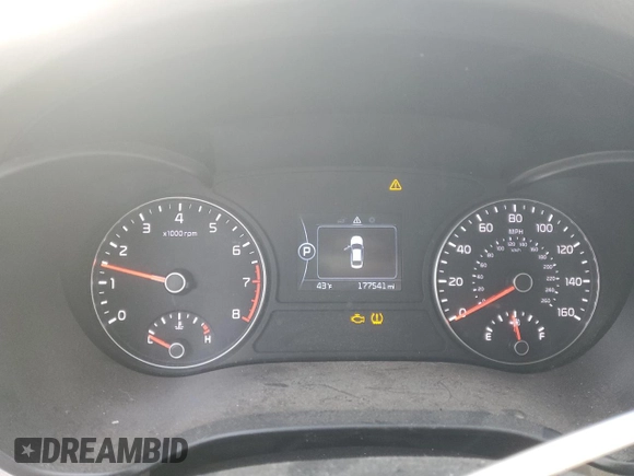 2016 Kia Optima LX with VIN 5XXGT4L34GG072265, listed as a Copart auction lot 83017774 with 177,541 mi miles and Salvage Title. Bid and sale history available at carsss.com. Image 9.