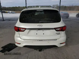 2019 Infiniti QX60 Luxe with VIN 5N1DL0MNXKC558675, listed as a Copart auction lot 44579435 with 45,657 mi miles and Salvage title. Bid and sale history available at DreamBid. Image 6.