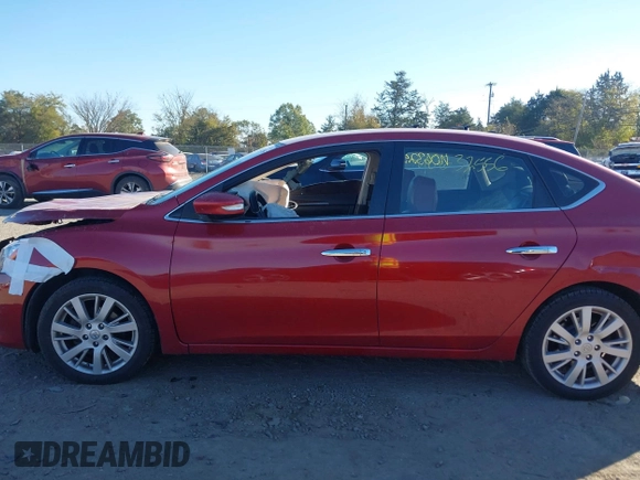 2013 Nissan Sentra SV with VIN 3N1AB7AP8DL625812, listed as a IAAI auction lot 40632556 with 153,114 mi miles. Bid and sale history available at carsss.com. Image 13.