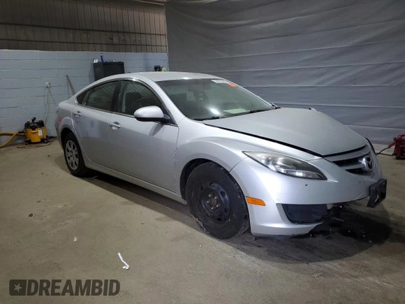 2012 Mazda 6 i Sport with VIN 1YVHZ8BH3C5M33257, listed as a Copart auction lot 56975445 with Not provided miles and Salvage title. Bid and sale history available at DreamBid. Image 4.