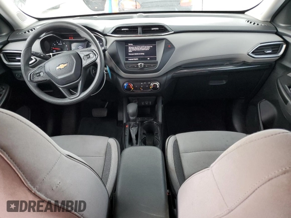 2021 Chevrolet TrailBlazer LS with VIN KL79MMS20MB087570, listed as a Copart auction lot 50818125 with 57,387 mi miles and Salvage Title. Bid and sale history available at carsss.com. Image 8.