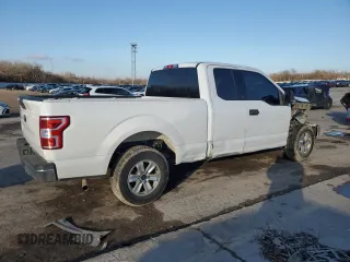 2018 Ford F-150 XL with VIN 1FTEX1CB6JKE72097, listed as a Copart auction lot 43222435 with 0 mi miles and Salvage Title. Bid and sale history available at carsss.com. Image 3.